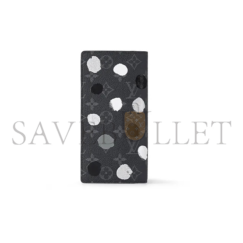 LOUIS VUITTON X YAYOI KUSAMA BRAZZA POLKA DOT WALLET M81932 (19*10*2cm)
